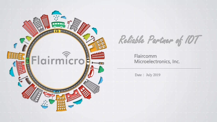 re reli liable able par partner tner of of io iot
