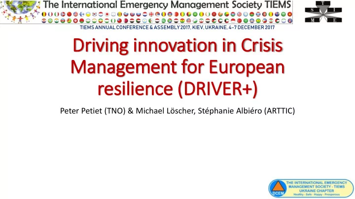 resilience driver