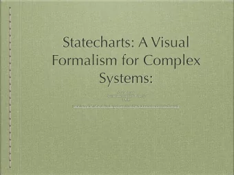 Statecharts: A Visual  Formalism for Complex  Systems:  David Harel  (communicated by A. Pnueli)