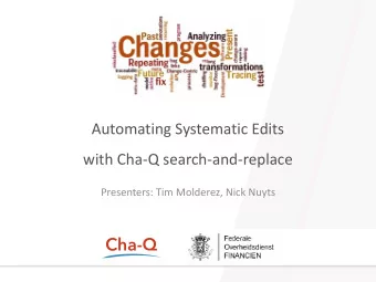 Cha-Q  FOD Financin pilot study  Calcul IPP project: Simulation personal taxes  2  FOD