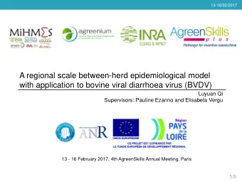 A regional scale between-herd epidemiological model  with application to bovine viral diarrhoea