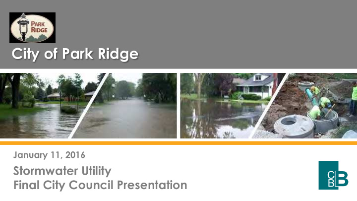 city of park ridge