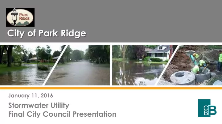 city of park ridge