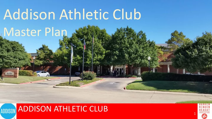 addison athletic club master