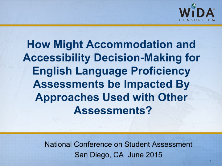 how might accommodation and accessibility decision making