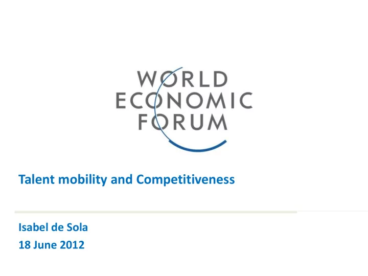 talent mobility and competitiveness