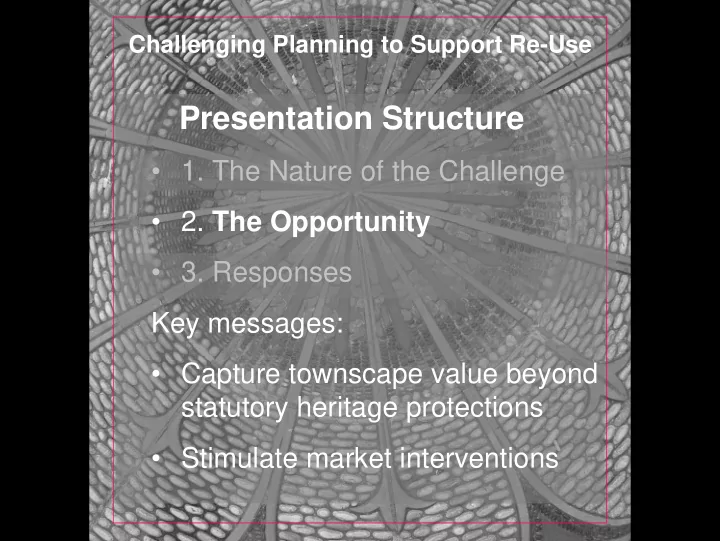 presentation structure