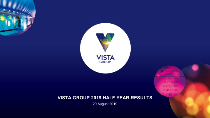 vista group 2019 half year results