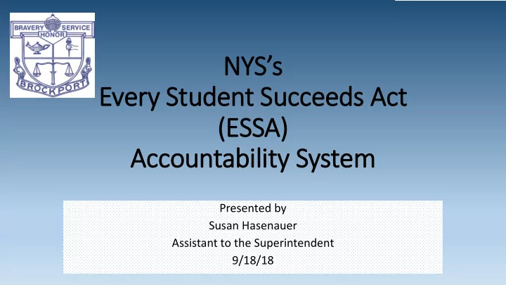 nys s s ever ery s studen ent succeed eds act essa