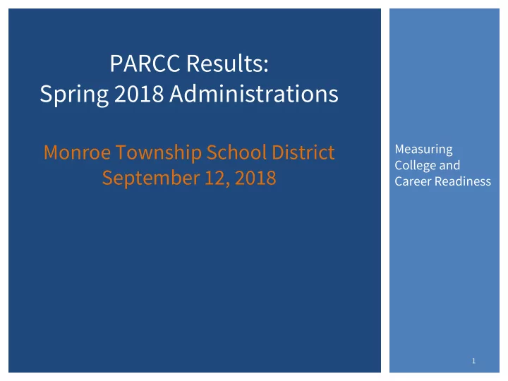 spring 2018 administrations