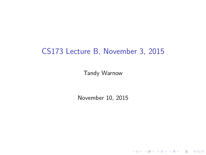 cs173 lecture b november 3 2015