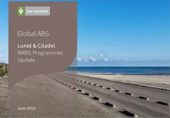 Global ABS  Lunet &amp; Citadel  RMBS Programmes  Update  June 2015  Disclaimer This presentation