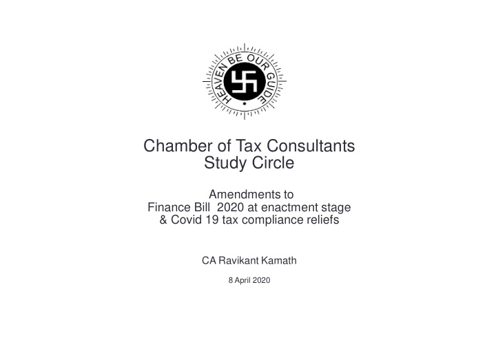 chamber of tax consultants study circle