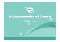 spelling punctuation and grammar