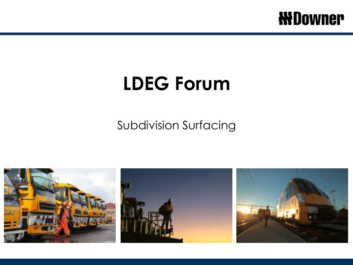 ldeg forum