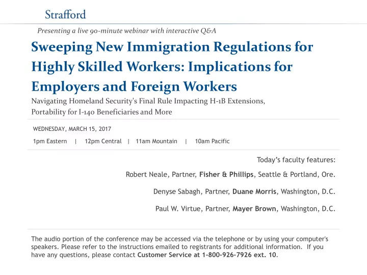 sweeping new immigration regulations for highly skilled