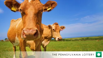 THE PENNSYLVANIA LOTTERY  SCRATCH-OFF SALES ARE UP $139 MILLION FYTD  3 0 %  2 4 %  2 5 %  2 0 %  1