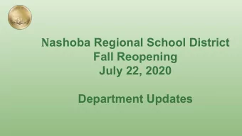 Teaching and Learning Update    The Team    Goals    Supporting the safety, health and