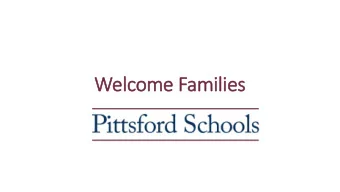 Welc  lcome F  Famili  ilies  2020  2020-2021 M  2021 Mind  ndset  World-wide pandemic  Temporary