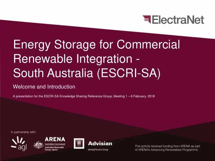 renewable integration