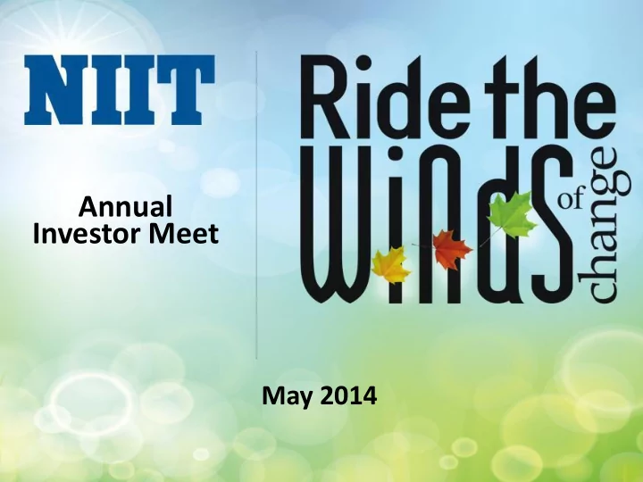 annual investor meet