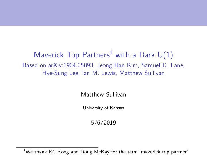 maverick top partners 1 with a dark u 1
