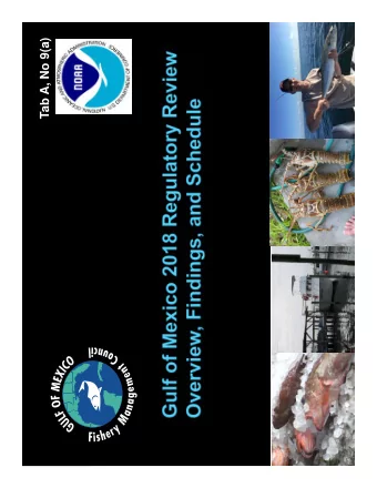 Tab A, No 9(a)  Request from May 2017 CCC Meeting  E.O. 13771 - Reducing Regulation and