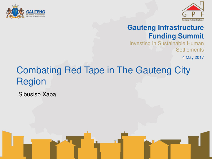 combating red tape in the gauteng city region