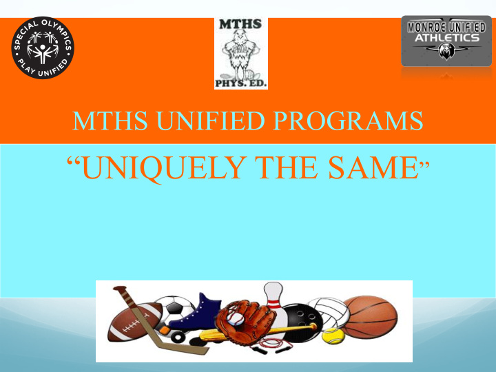 mths unified goals