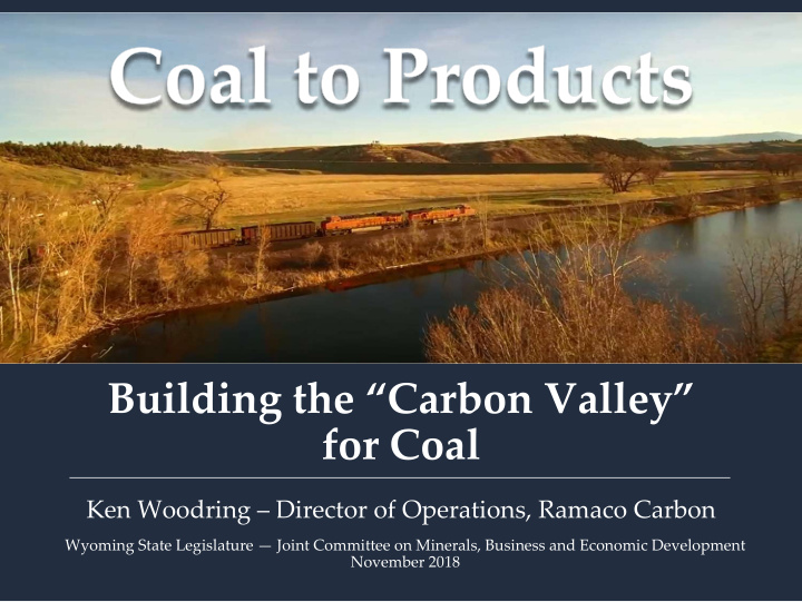 building the carbon valley