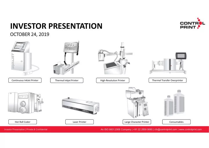investor presentation