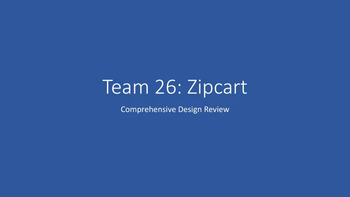 team 26 zipcart