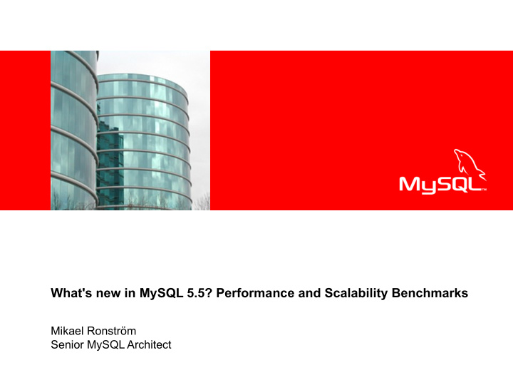 what s new in mysql 5 5 performance and scalability