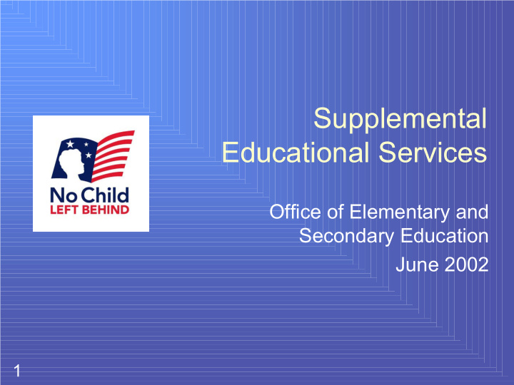 supplemental educational services