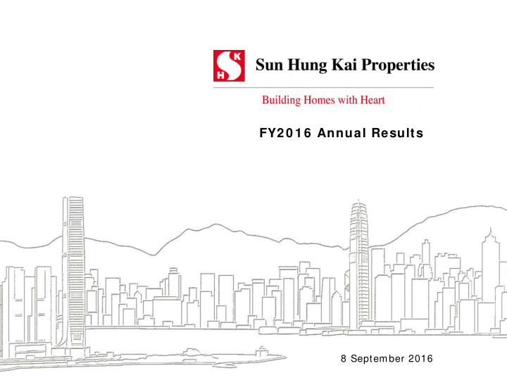 fy2 0 1 6 annual results