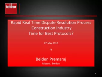 1  CIPAA Act 2011 Bill  Passed in Dewan Rakyat  2.4.2012  2 nd reading  presently in