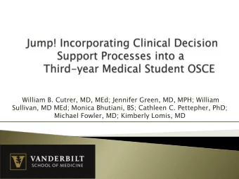 William B. Cutrer, MD, MEd; Jennifer Green, MD, MPH; William  Sullivan, MD MEd; Monica Bhutiani,