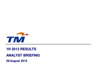 Disclaimer  This presentation is not and does not constitute an offer, invitation, solicitation or