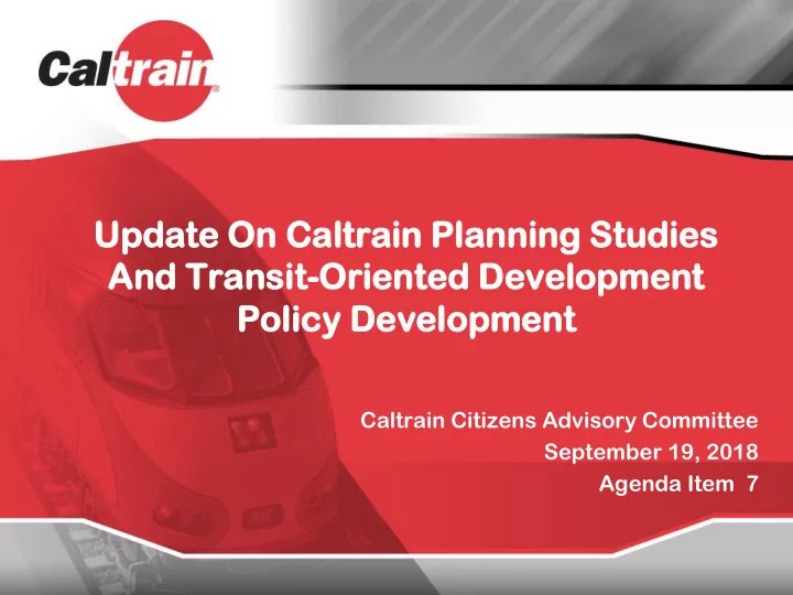 update date on on calt ltrain rain pl planni nning ng st