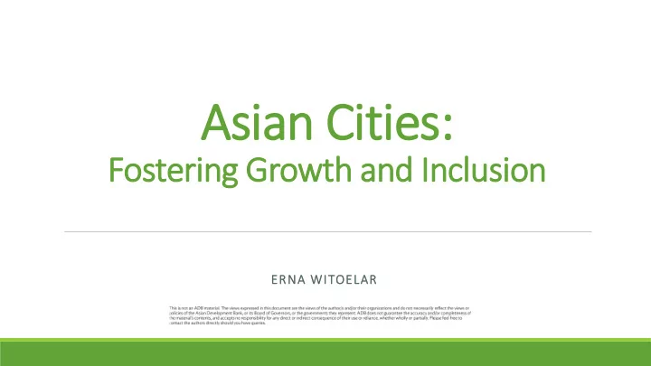 asian cities