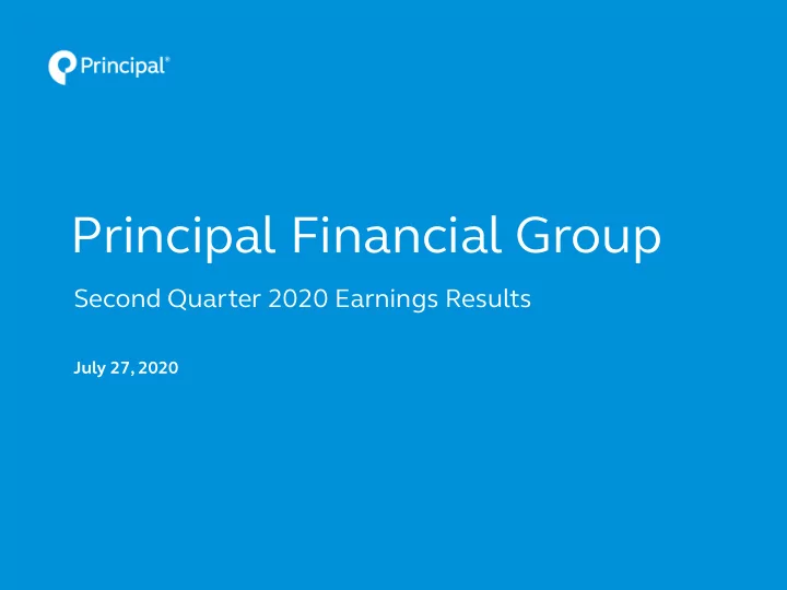 principal financial group