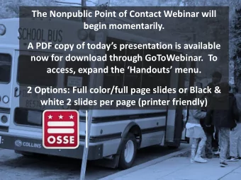 2 Options: Full color/full page slides or Black &amp;  white 2 slides per page (printer friendly)
