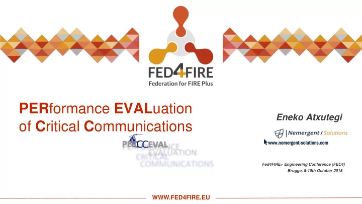 per formance eval uation