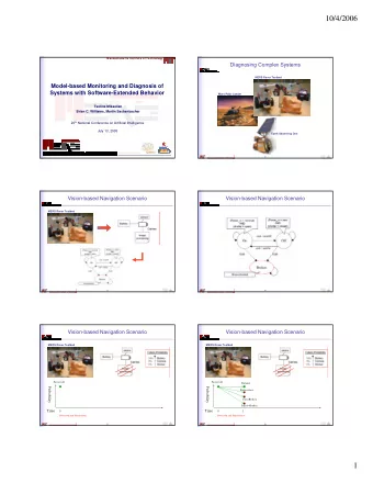 10/4/2006  Massachusetts Institute of Technology  Diagnosing Complex Systems  MERS Rover Testbed