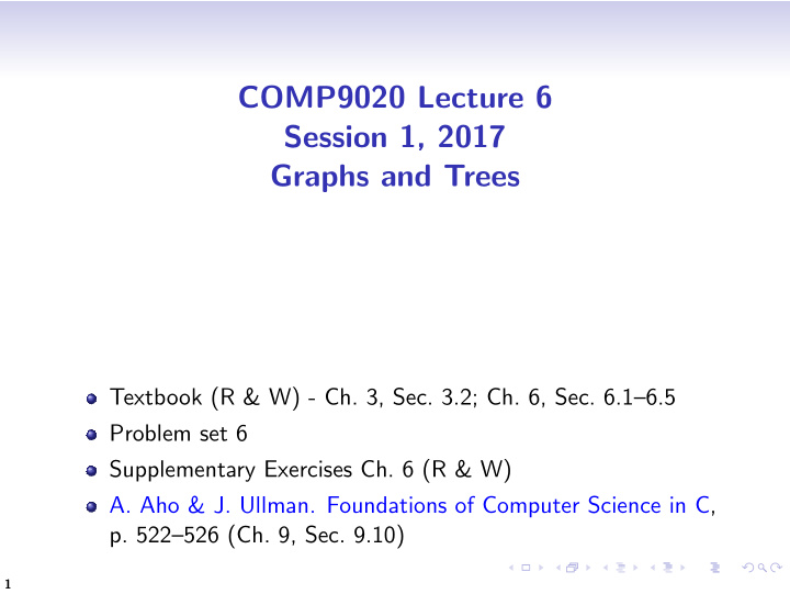comp9020 lecture 6 session 1 2017 graphs and trees