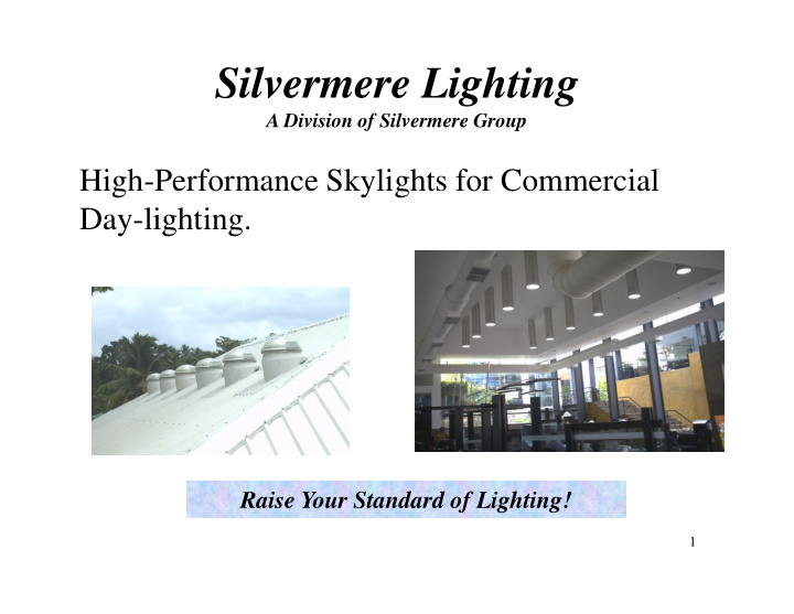 silvermere lighting