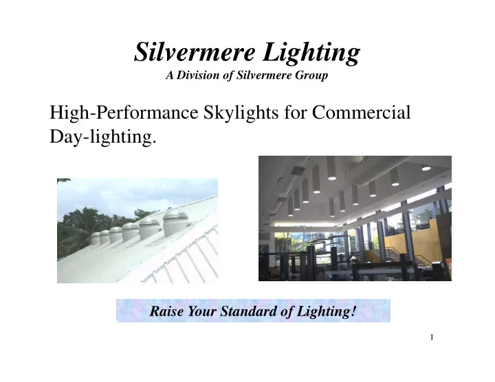 silvermere lighting