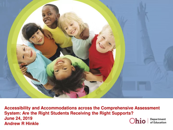 accessibility and accommodations across the comprehensive