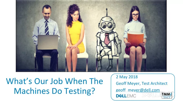 machines do testing