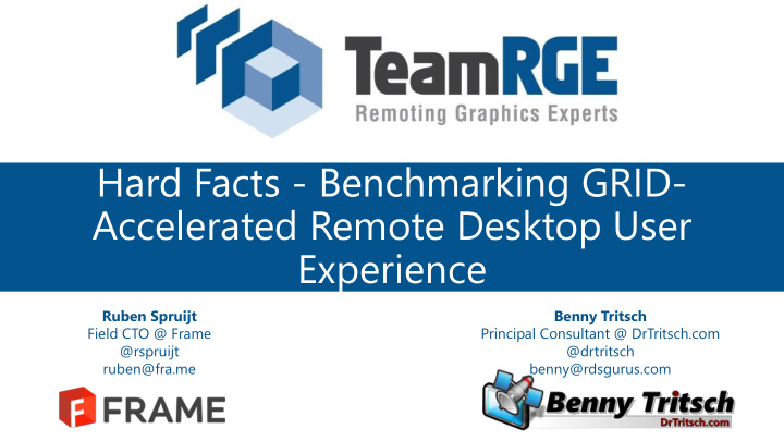 hard facts benchmarking grid